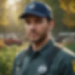 Illustration showcasing diverse entry-level government jobs