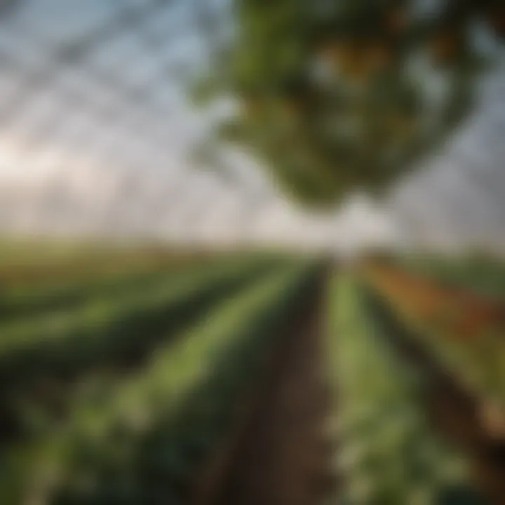 Crop variety thriving in a high tunnel hoop house environment