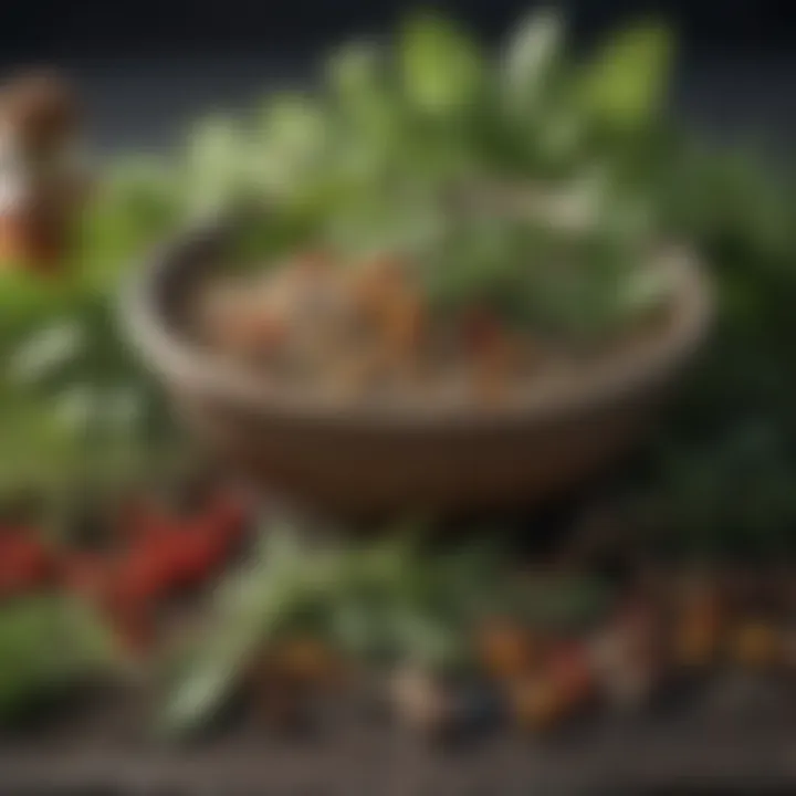 An array of herbal ingredients recognized for their detoxifying benefits.