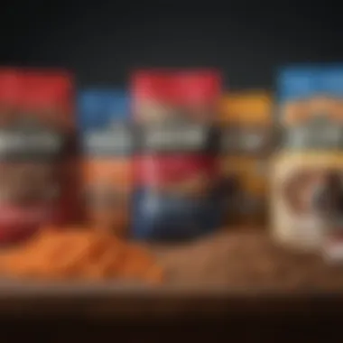 A comparison chart of different hydrolyzed protein dog food brands