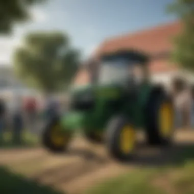 Community event sponsored by John Deere in Derry highlighting local agriculture