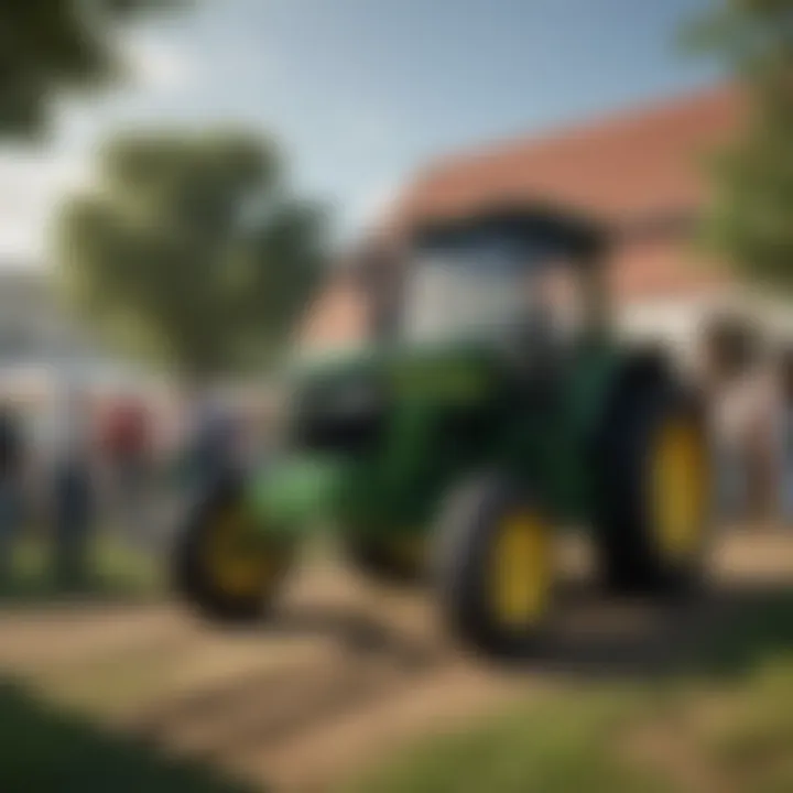 Community event sponsored by John Deere in Derry highlighting local agriculture