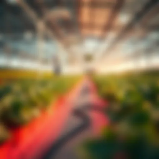 Innovative in-floor heat sensor technology in a greenhouse environment