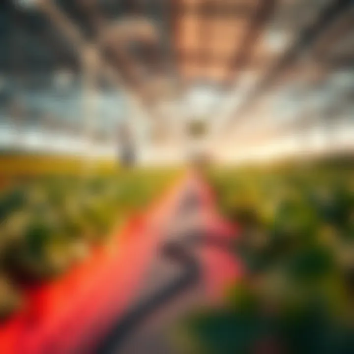 Innovative in-floor heat sensor technology in a greenhouse environment