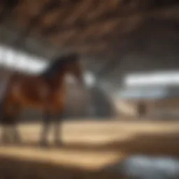 Modern indoor horse arena design showcasing spaciousness and functionality