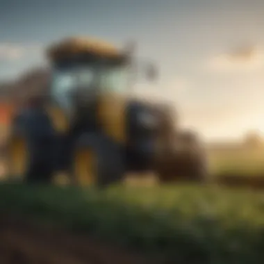 Embracing Technology for Sustainable Farming Innovative technology in farming, showcasing the integration of modern solutions.