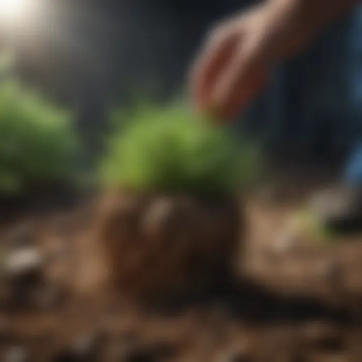Healthy root systems thriving