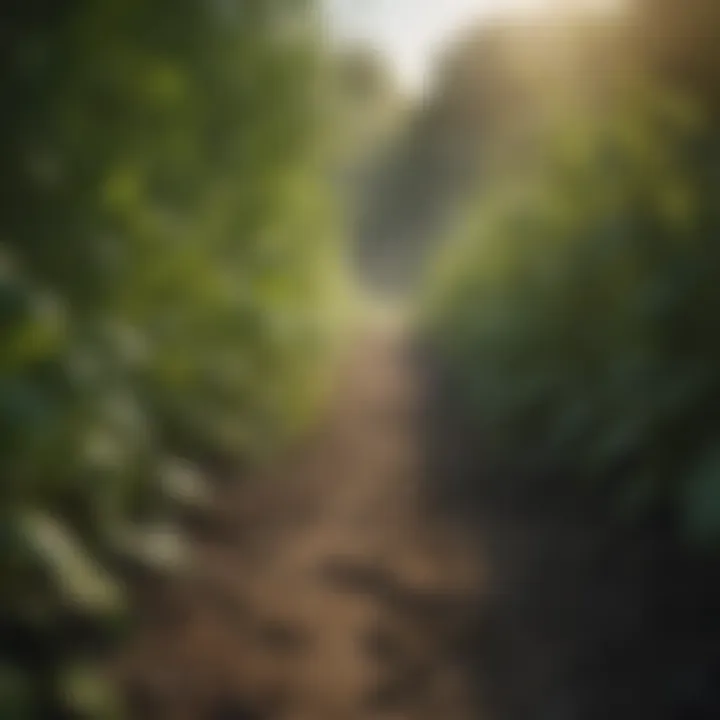 Lush crops benefiting from aeration