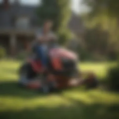 When to Seek Professional Assistance A professional technician assisting with lawn mower repair