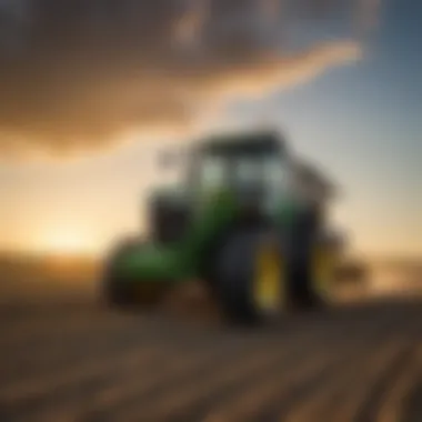 John Deere Agricultural Equipment Enhancing Local Farming John Deere agricultural equipment in action