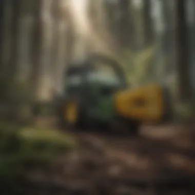 Application of John Deere chain saws in forestry