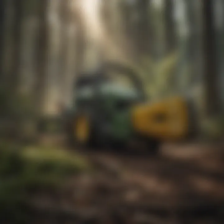 Application of John Deere chain saws in forestry