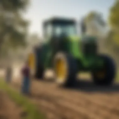 Local farmers participating in training program