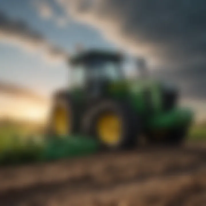Modern agricultural technology in a Nebraska farm