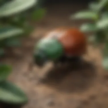 Life Cycle of June Bug Illustration of the June bug life cycle