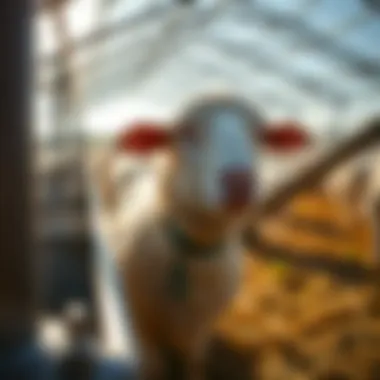 Functional sheep feeding system