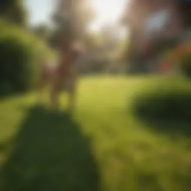 Vibrant and Healthy Lawn Healthy lawn with vibrant grass