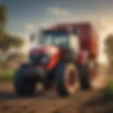 Mahindra large tractor model showcasing advanced technology