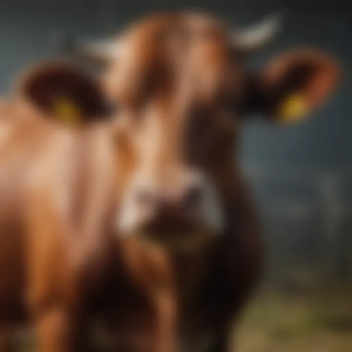 Cattle benefiting from medicated ear tags