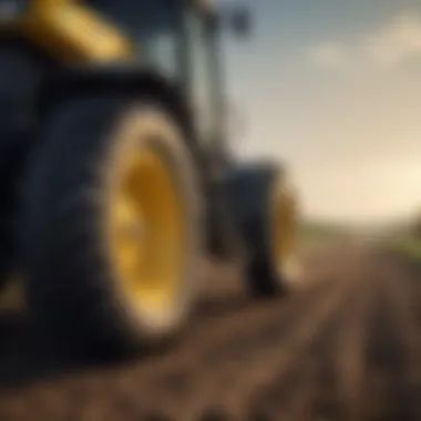 Agricultural machinery equipped with Michelin Tweel demonstrating enhanced mobility