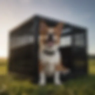 Functional Use of Molded Plastic Dog Crates in Diverse Settings Functional Use of Dog Crates in Various Settings