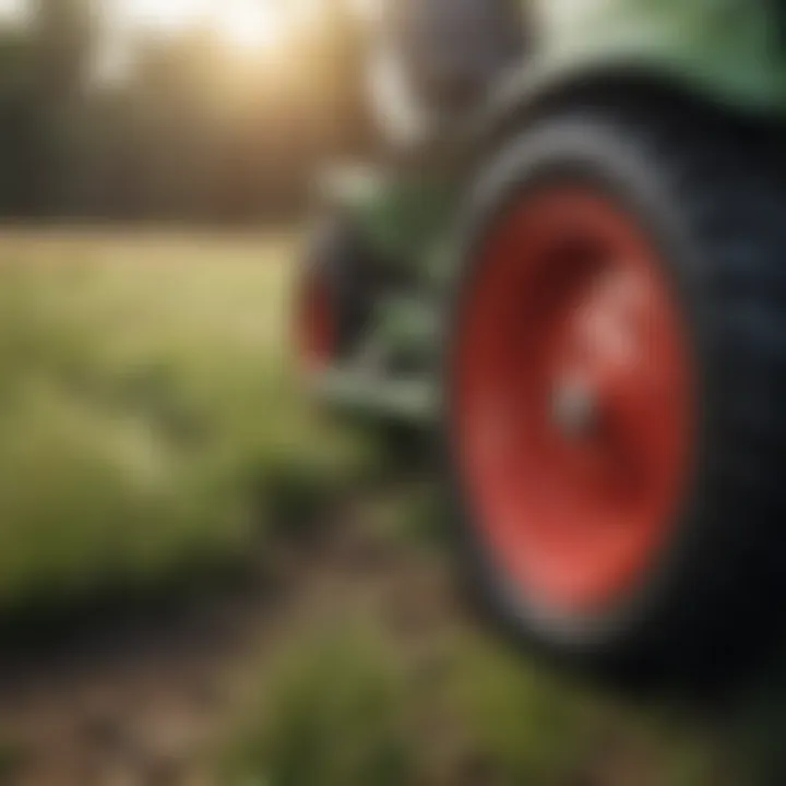 A graph displaying factors influencing mower financing decisions