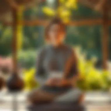 A tranquil setting for meditation and mindfulness practices