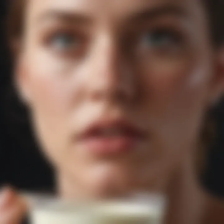 Infographic on lactose intolerance effects