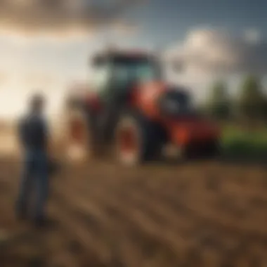 Public Perception and Agriculture An illustration showcasing the impact of public perception on agriculture