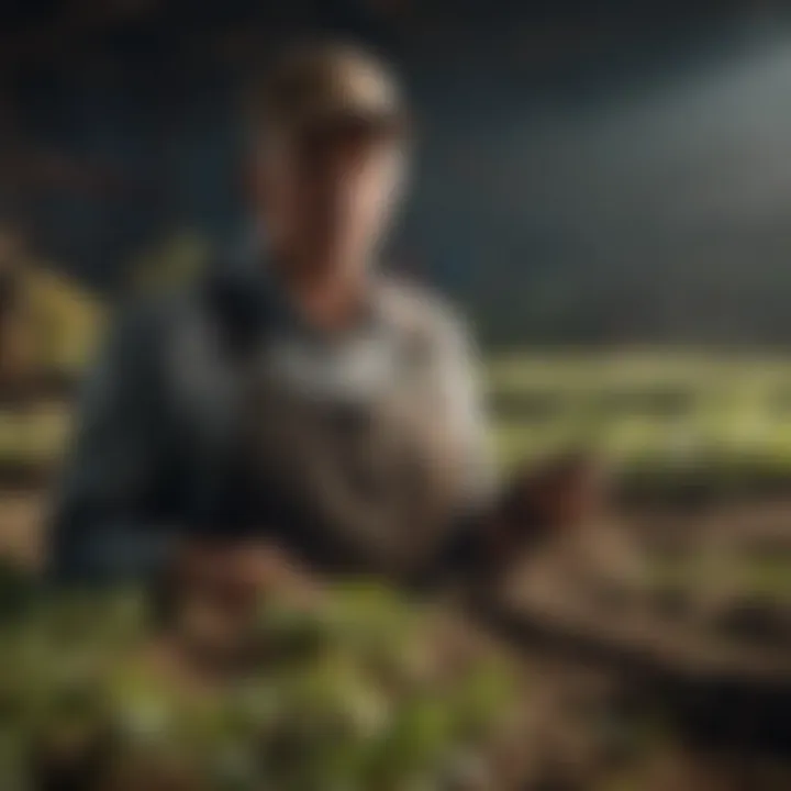 A visual representation of sustainability challenges in the agricultural sector