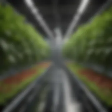 A variety of hydroponic systems displayed side by side
