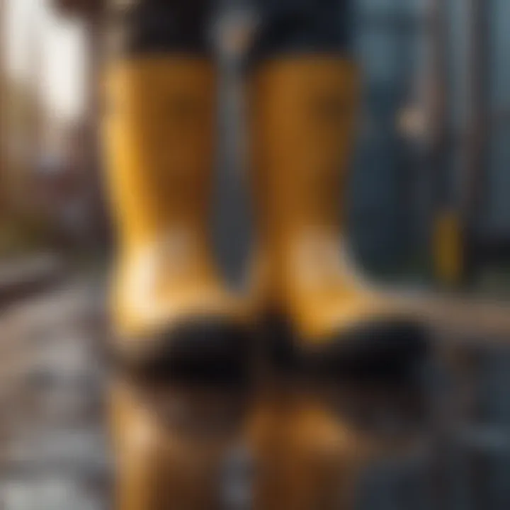 Maintenance tools for caring for rain boots