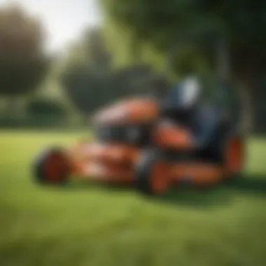 Analyzing Lawn Mower Performance Metrics Performance metrics of lawn mowers in a chart