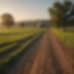 Beautiful Virginia farmland under a clear sky