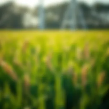 Vibrant rye grass fields in Florida showcasing lush growth