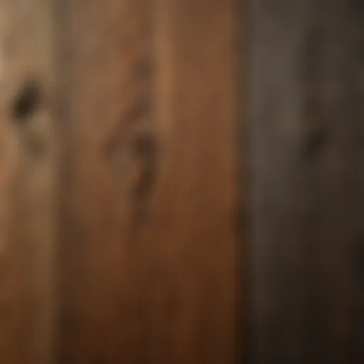 A close-up view of sawnwood planks showcasing their texture and grain patterns