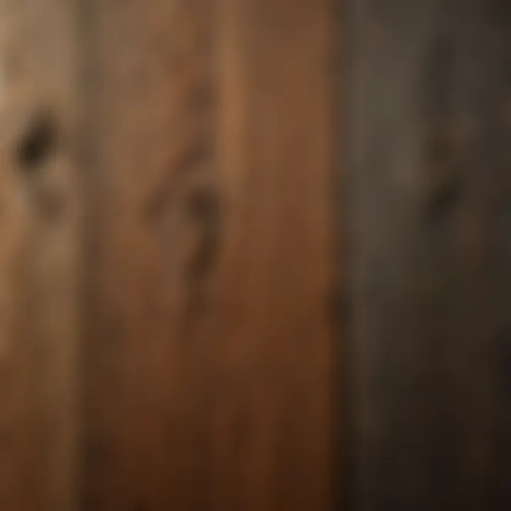 A close-up view of sawnwood planks showcasing their texture and grain patterns