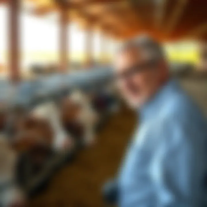 Efficient feed distribution in a livestock setting