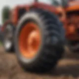 Detailed view of Sparex tractor parts