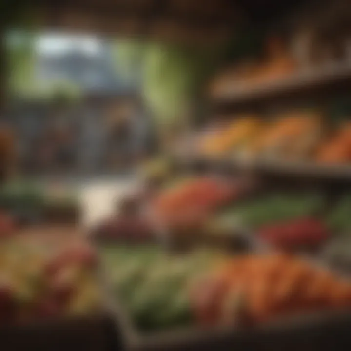 A vibrant online marketplace filled with various products