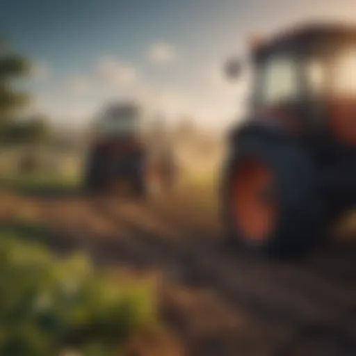 A thriving farm showcasing sustainable practices