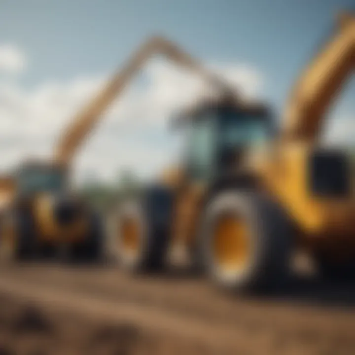 A successful bid at a heavy equipment auction
