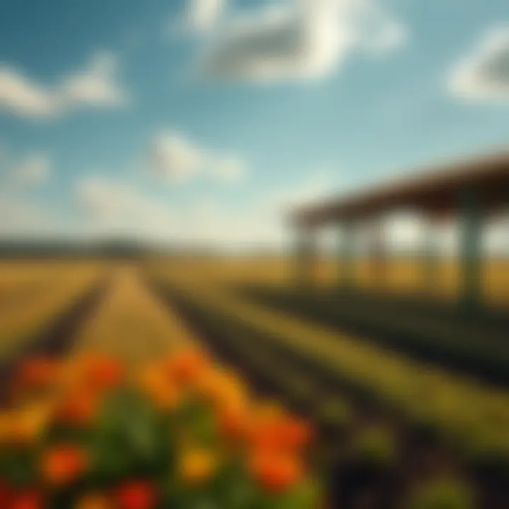 Sustainable Agriculture Practices Sustainable agriculture practices with modern building technologies