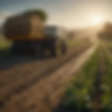 The Balance of Agriculture and Ecosystems A thriving ecosystem illustrating the balance of agriculture and nature