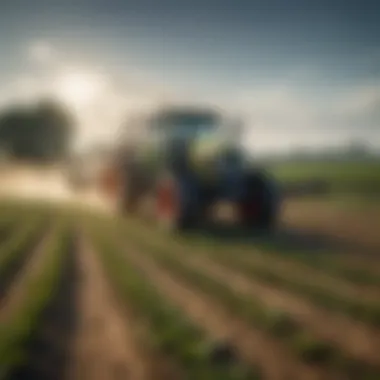 Pesticide application in agricultural fields