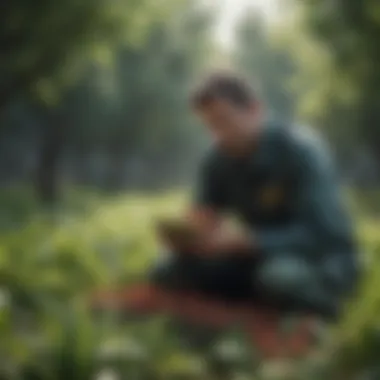 Research on Pesticide Effects Scientists conducting research on pesticide effects