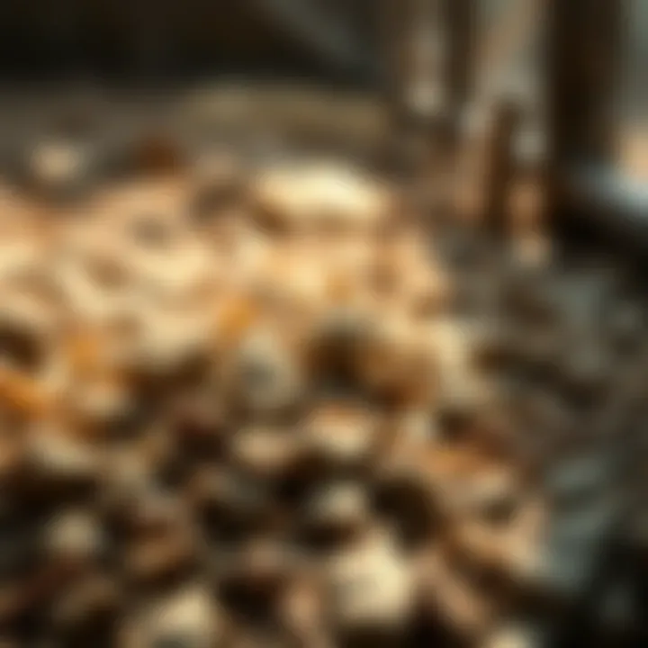 Diverse Animal Droppings Close-up of diverse animal droppings