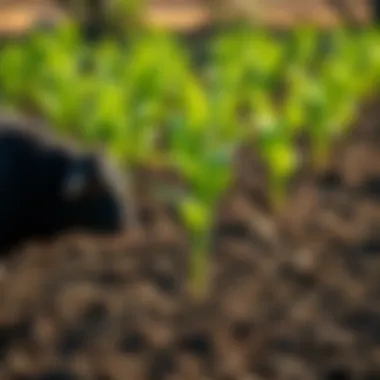 Sustainable Farming Practices Illustration of sustainable farming practices