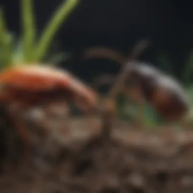 Interactions Between Soil Bugs and Plant Roots Beneficial soil bugs interacting with plant roots
