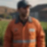 Durable unlined coveralls designed for agricultural tasks